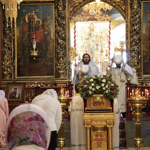 Преображение Господне молитвенно отметили в Троицком соборе Псковского кремля