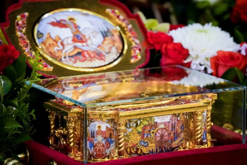 Мощам святого великомученника Георгия Победоносца можно будет поклониться в Троицком соборе Псковского кремля
