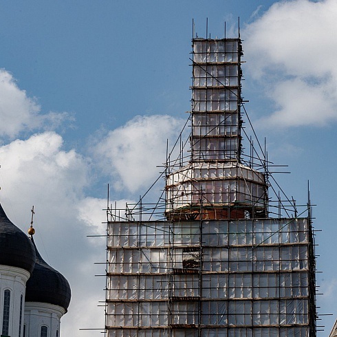 Летний Псков с высоты колокольни Троицкого собора. ФОТО