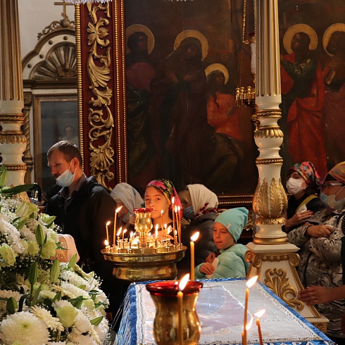 Праздник Успения Пресвятой Богородицы в Троицком соборе Псковского кремля