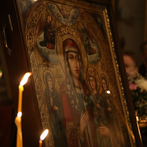 Образ Пресвятой Богородицы «Благоуханный цвет» прибыл в главный храм Пскова