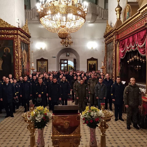 Очередная Божественная литургия для военнослужащих прошла 30 декабря в Троицком соборе