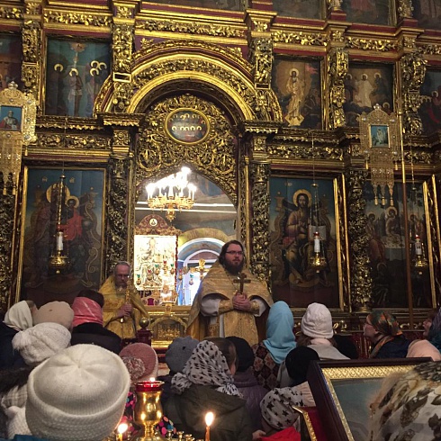 Праздничное богослужение прошло в минувшее воскресение в Троицком соборе