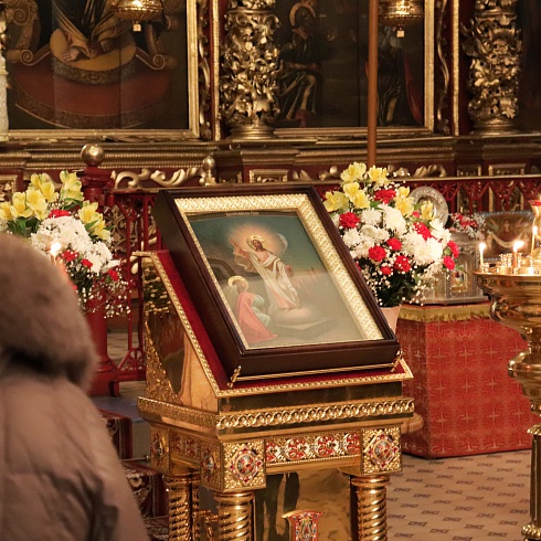 Последнее воскресное Богослужение в уходящем году состоялось в главном храме Пскова