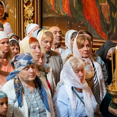 Праздничные торжества прошли в день памяти святой равноапостольной княгини Ольги в Свято-Троицком кафедральном соборе