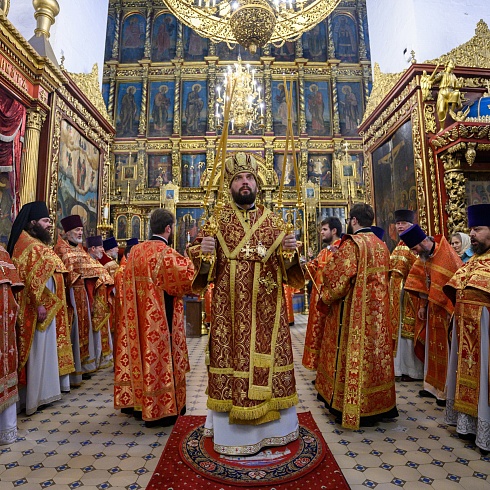 Ковчег с мощами святого великомученика Георгия Победоносца прибыл на Псковскую землю