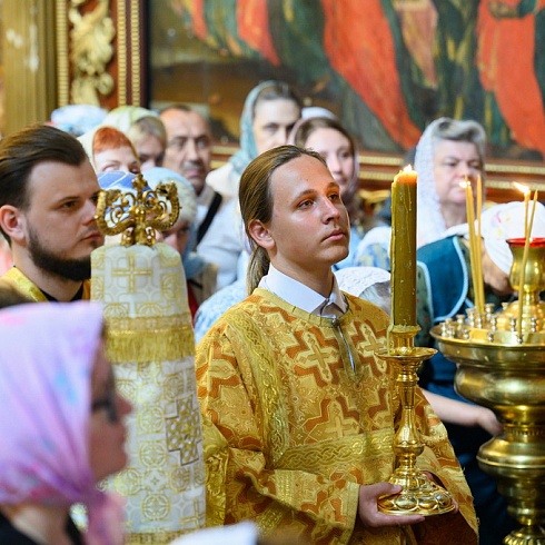 Праздничные торжества прошли в день памяти святой равноапостольной княгини Ольги в Свято-Троицком кафедральном соборе