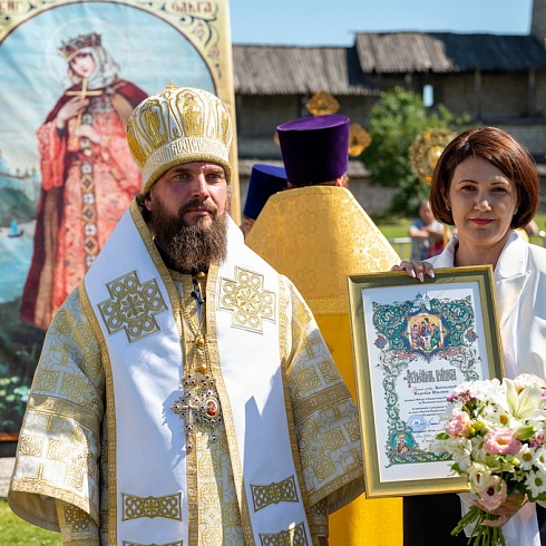 Праздничные торжества прошли в день памяти святой равноапостольной княгини Ольги в Свято-Троицком кафедральном соборе